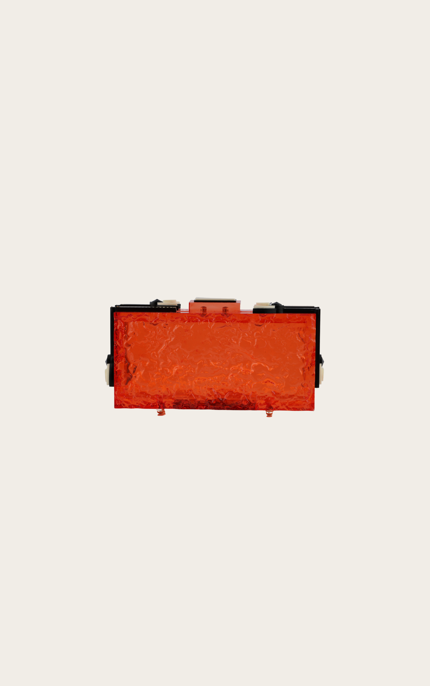 THE AMAZON LILY CLUTCH IN ORANGE
